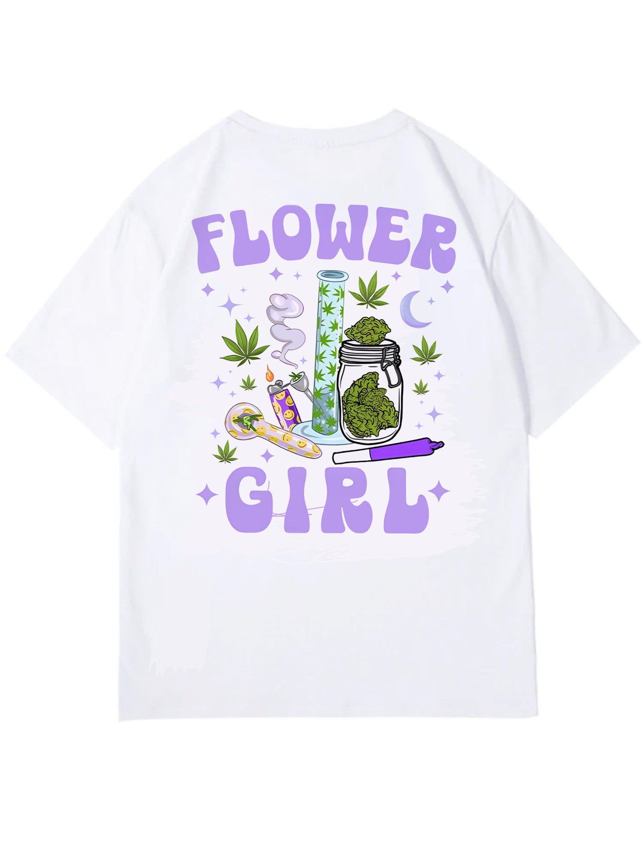 420 ART FLOWER GIRL T-SHIRT