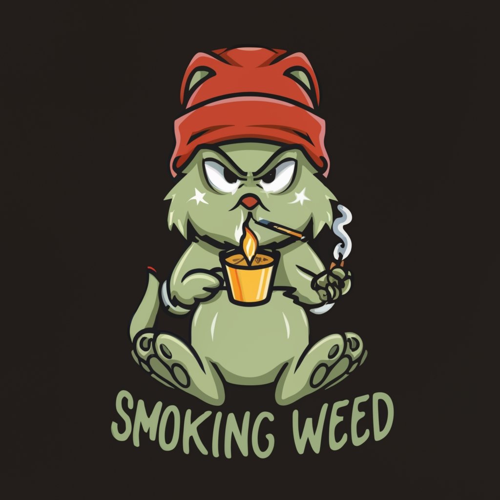 420 ART Cat T-shirts Menswear Tops