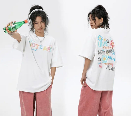 LETTERS NOTEARS T-SHIRT