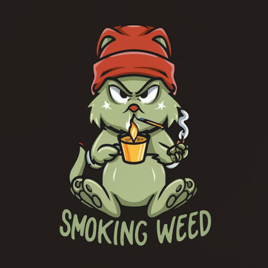 420 ART  Cat T-shirts Menswear Tops