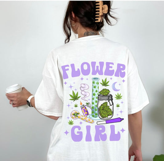 420  ART  FLOWER GIRL T-SHIRT